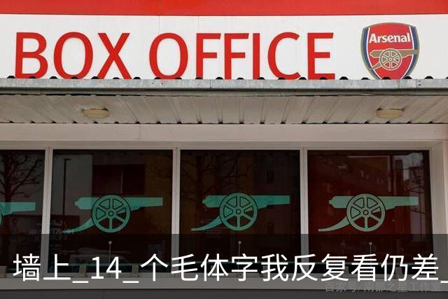 墙上 14 个毛体字我反复看仍差 3 个，能一个不差补齐的，才是真识货。字越写越大时，气势和字形究竟哪个更要紧？